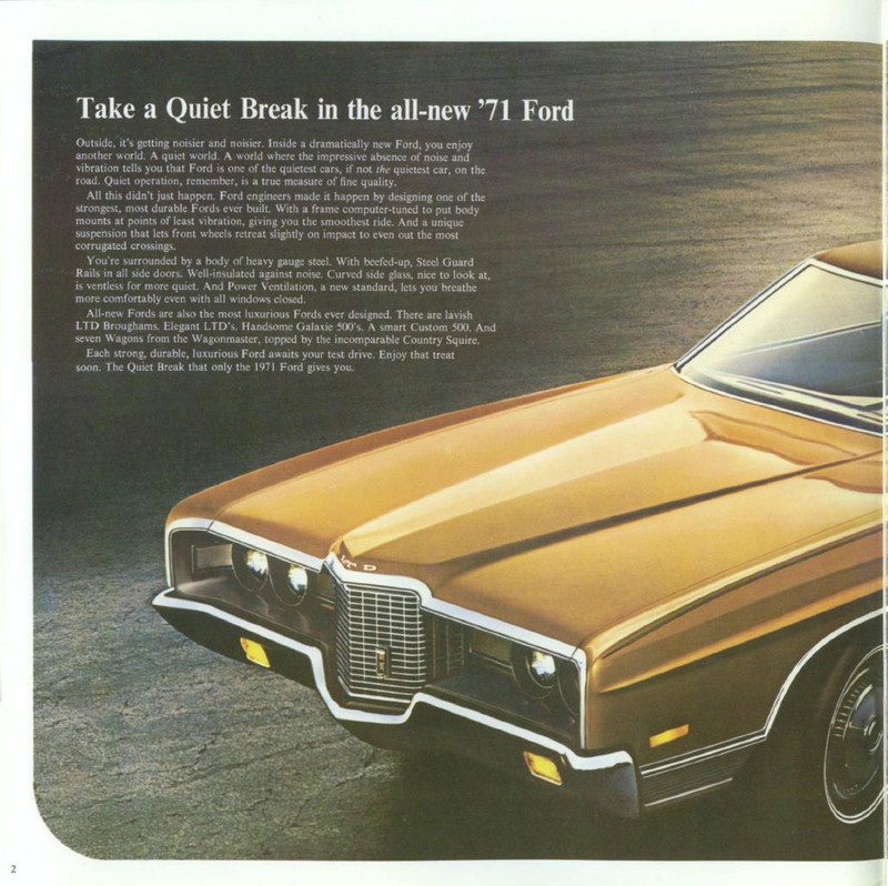 1971 Ford Full-Size Brochure Page 18